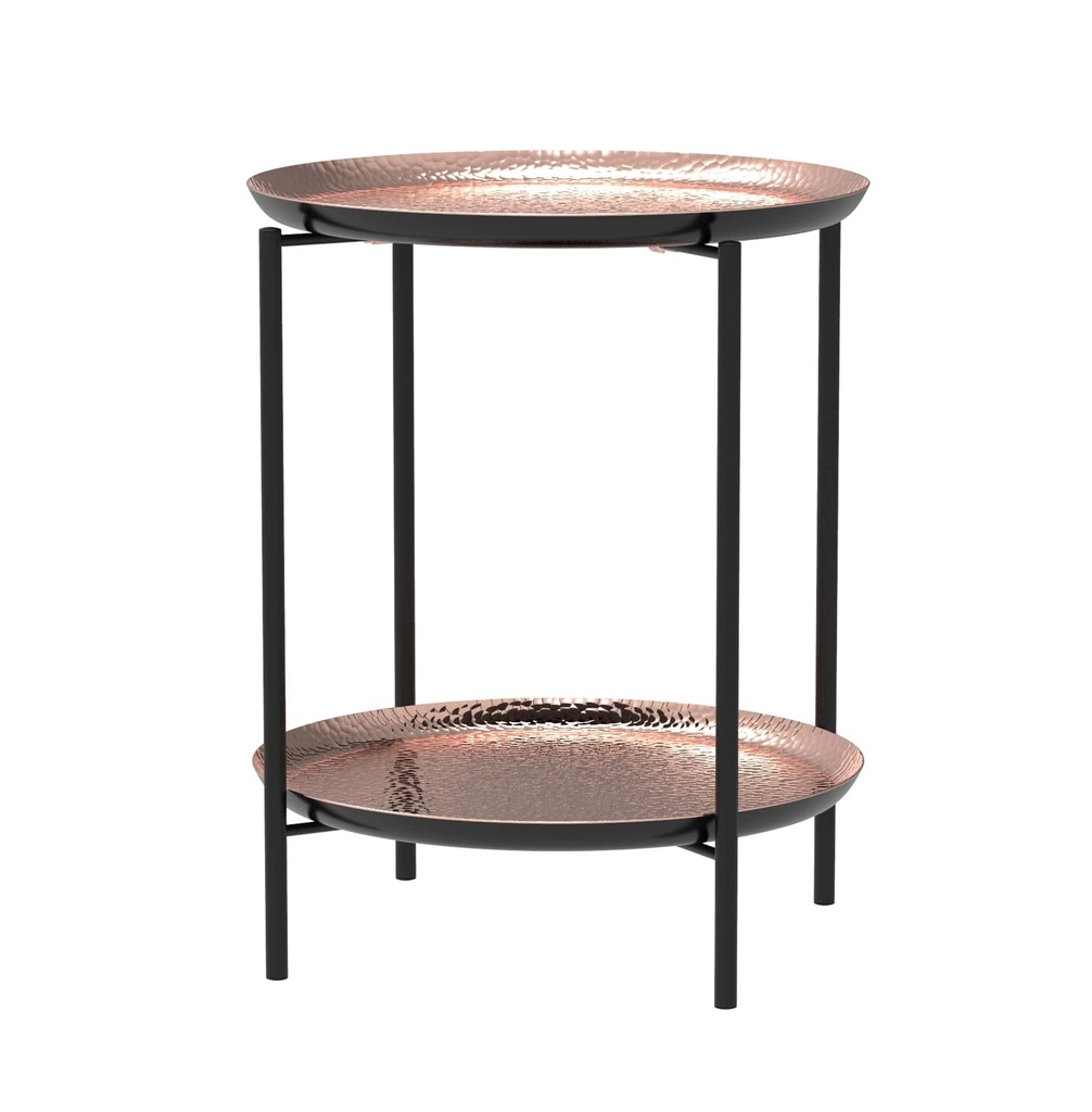 طربيزة جانبية طبقتين