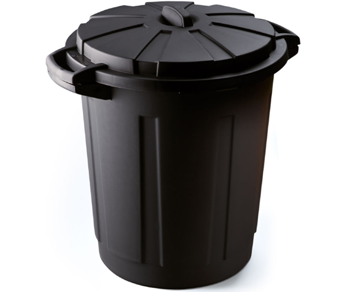 Tommy 80 - Black Reg. Bin with locking lid