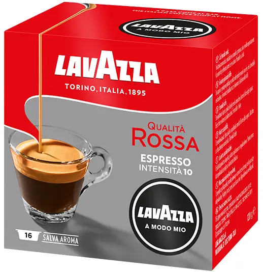 Lavazza 10 A Modo Mio Qualita Rossa 16 Espresso Capsules