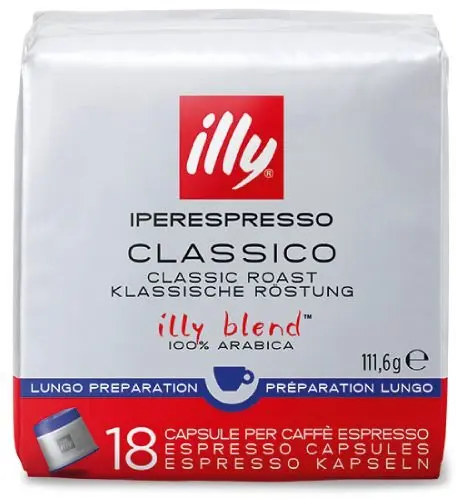 Illy Iperespresso Classico Lungo 18 Capsules