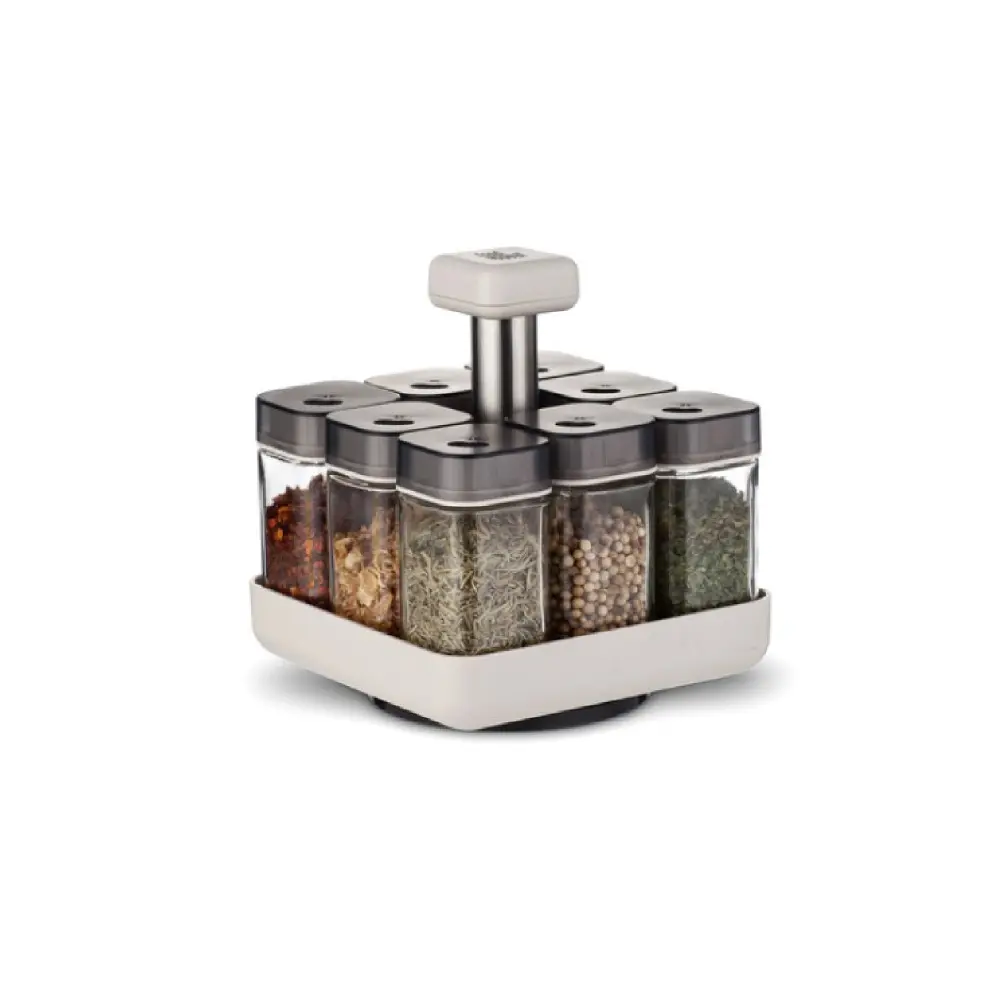 Food Appeal 8pcs Spice Jars Set Sage