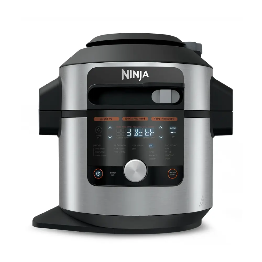 Nutri Ninja Pressure Cooker OL753 7.5 Ltr. Black & Silver