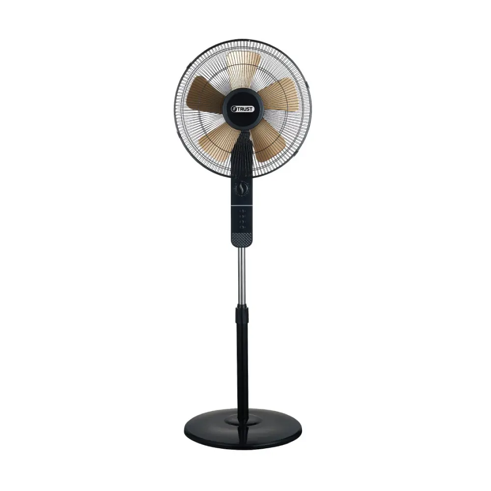 Trust Fan Floor Standing Nova Gold 235-01023 16"" Black - Gold