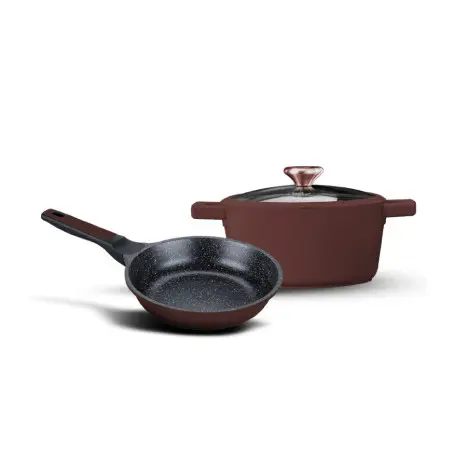 Food Appeal Cookware Set Blackberry 7290119841424 3PCS Bordo
