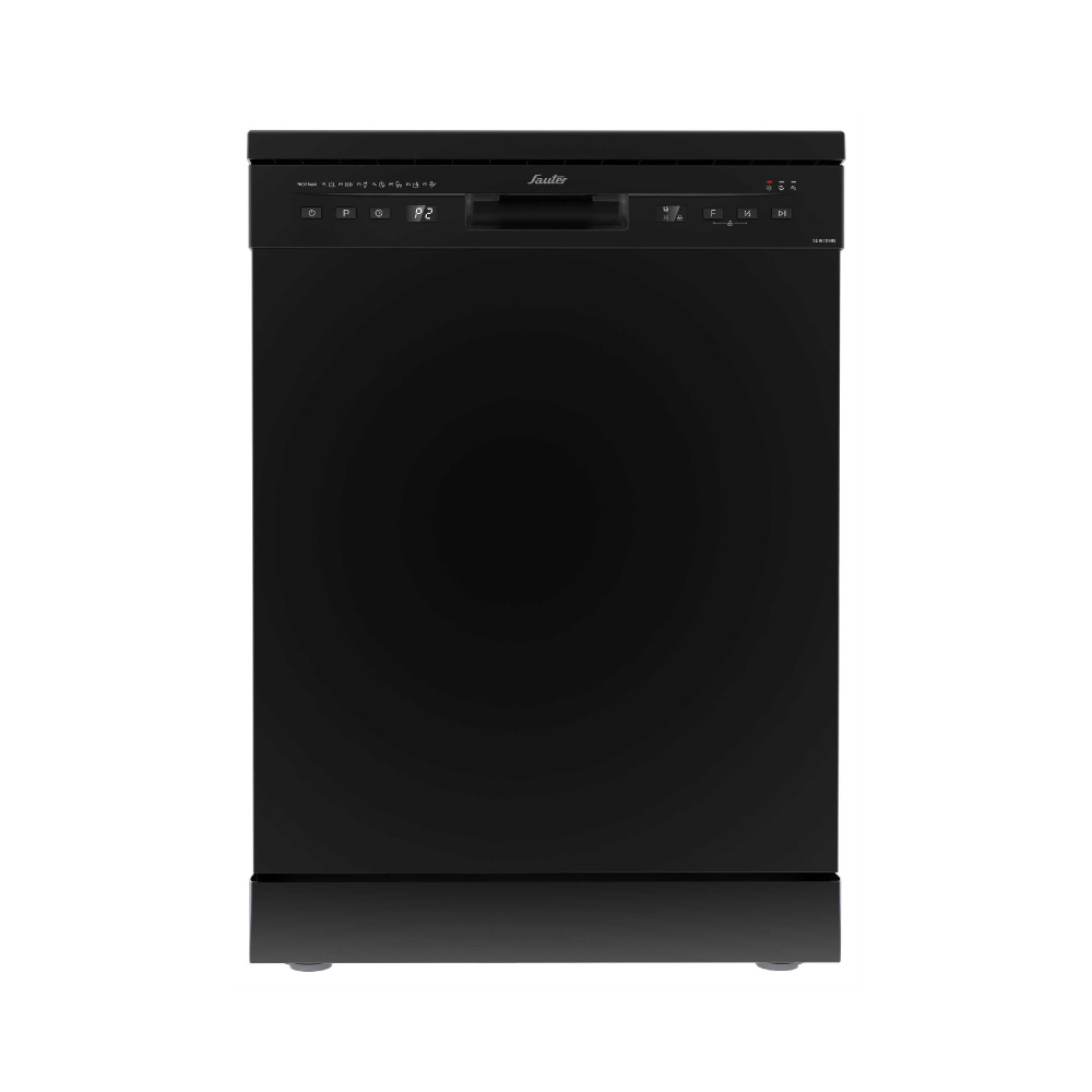 Sauter Dishwasher Free Standing SDW1050B 7Prgm Black