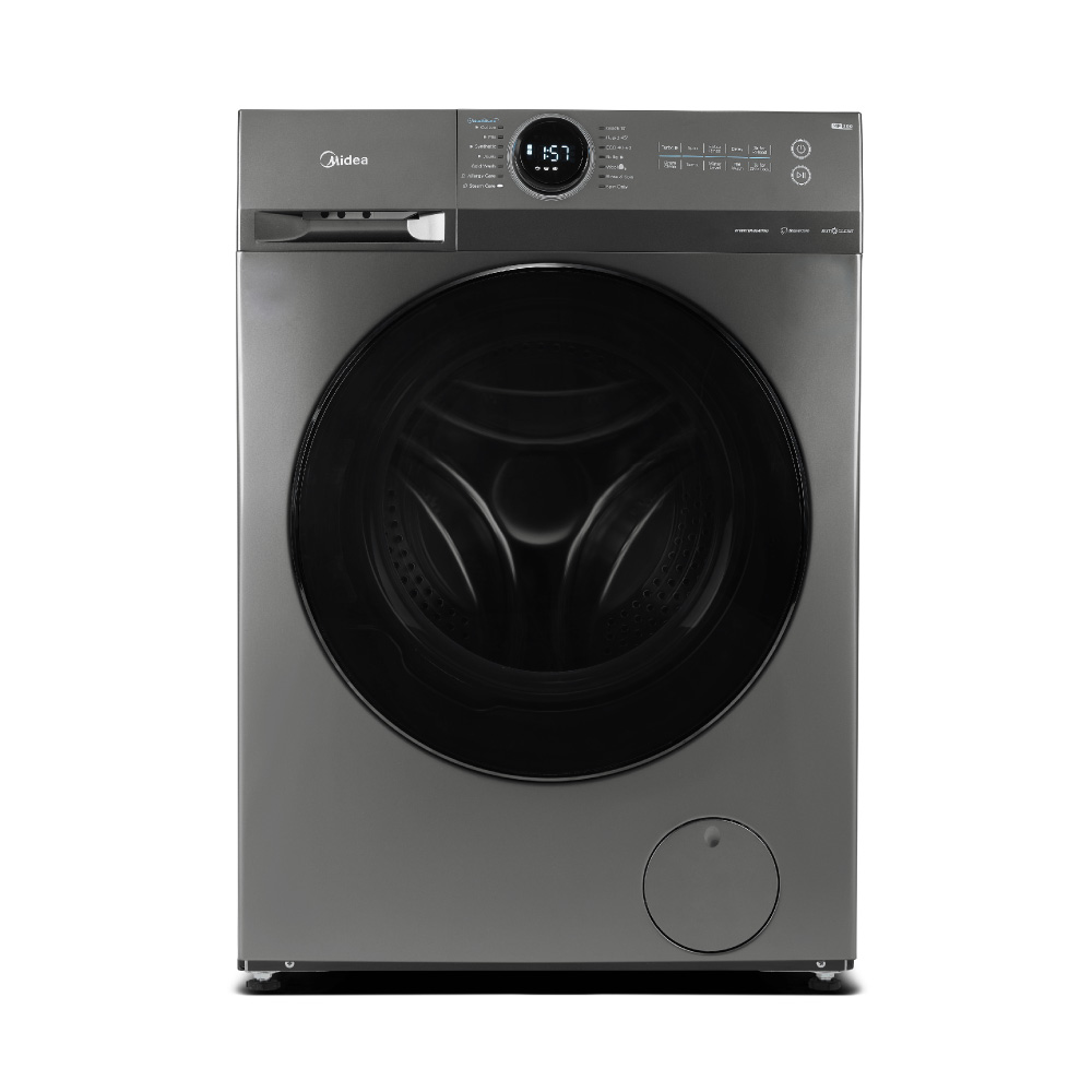 Midea Washer Front Load MF200W120WB/T-BL 12kg Dark Silver