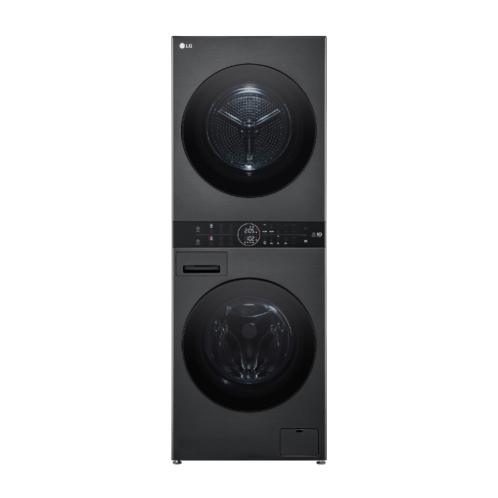 LG Washer & Dryer Front Load WT-B12103WD 12kg/10kg Platinum Black