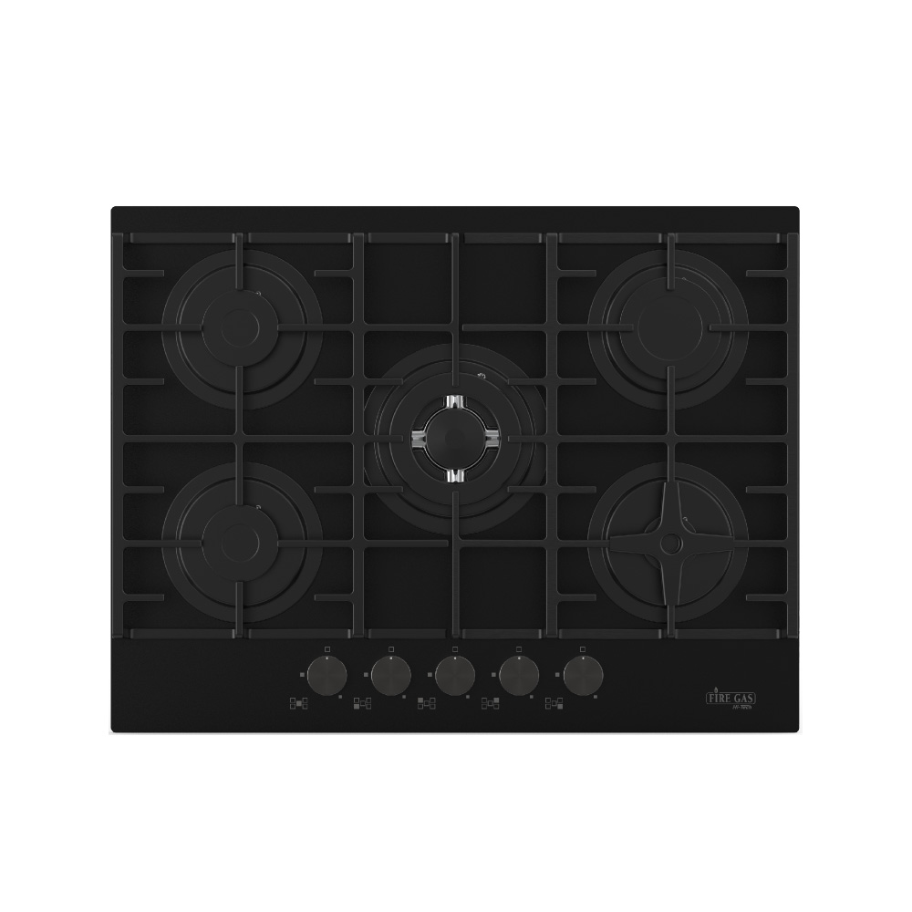 Firegas Hi-Tech Hob Built In FGH-7130B 70 cm Black