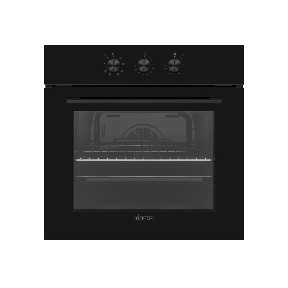 Firegas Oven Built-In Electric FG-6690B Black Glass