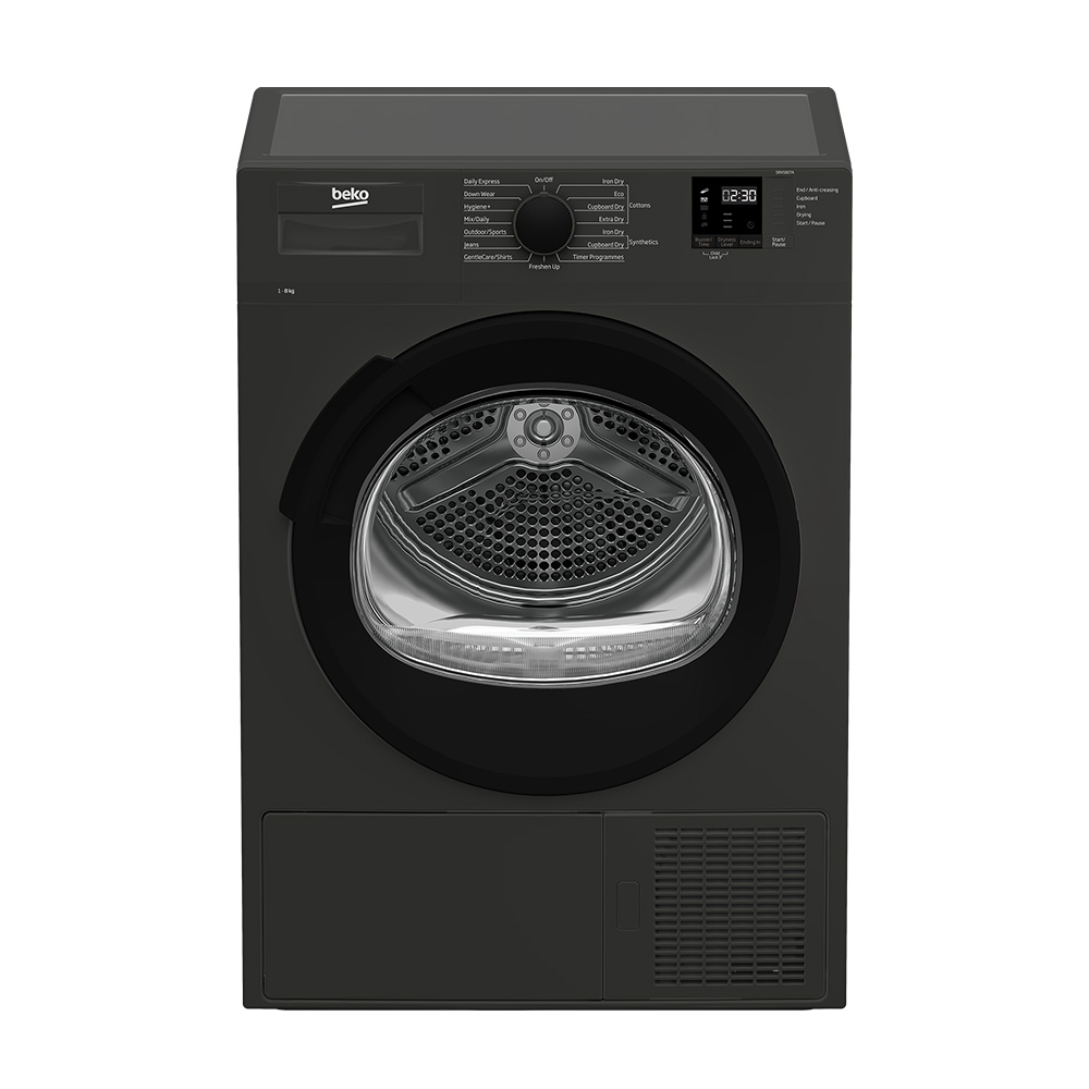 Beko Dryer Heat Pump DRXS827A 8kg Manhatten Grey