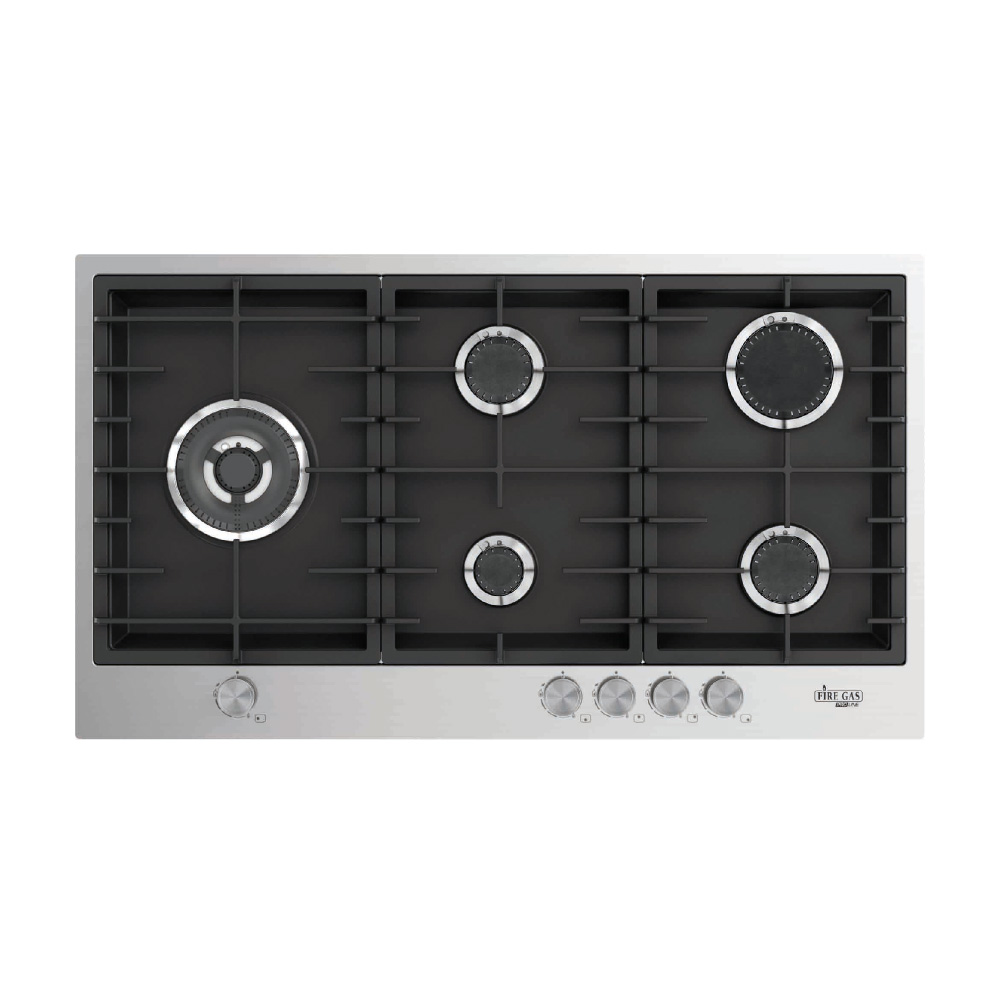 Firegas Proline Hob Built-in MB-90TSPL 90 cm Black & Stainless Steel