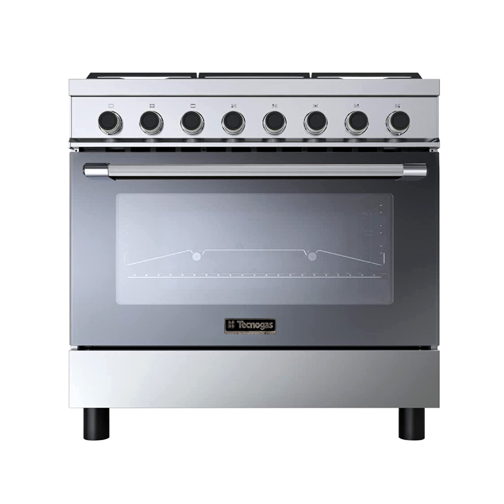 Tecnogas Oven Free Standing Gas-Gas TCUS96GGT5X 90x60 cm Stainless Steel