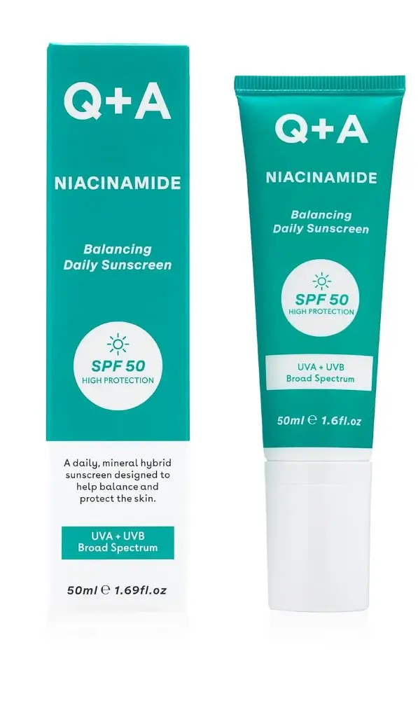 Q+A NIACINAMIDE BALANCING DAILY SUNSCREEN 50ML