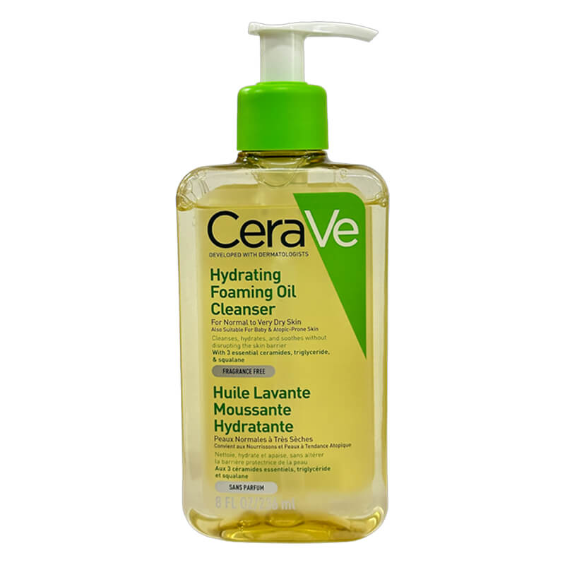 CERAVE -HYDRATING FOAMING OIL CLEEANSER ( 236 ML )