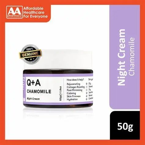 [012002324] Q+A CHAMOMILE CALMING NIGHT CREAM 50G