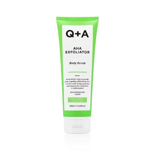 [012002340] Q+A AHA EXFOLIATOR BODY SCRUB 250ML