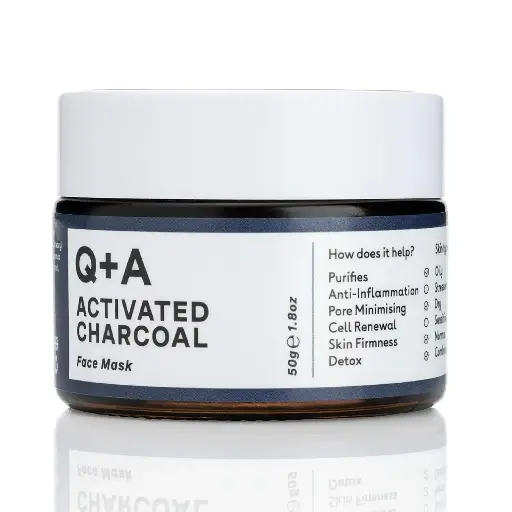 [012002345] Q+A ACTIVATED CHARCOAL FACE MASK
