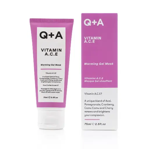 [012002346] Q+A VITAMIN A.C.E WARMING GEL MASK 75ML