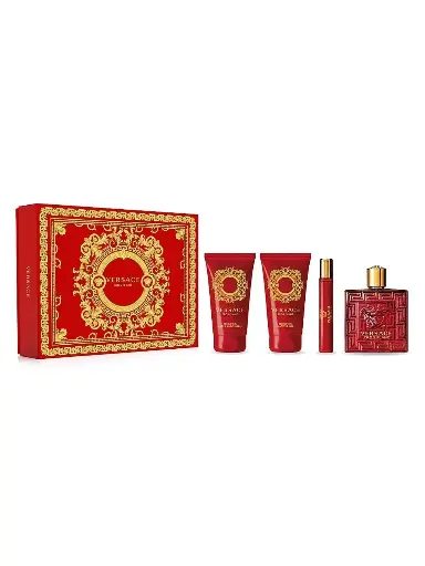 [909200387] VERSACE EROS FLAME 4 PCS