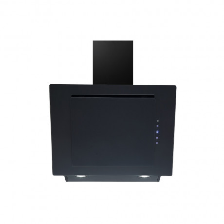 [107-170-0039-0042] Firegas Hood Wall Mount FG-6855B 60 cm Black Glass