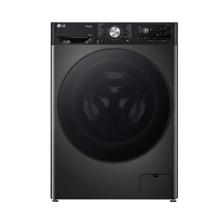 [107-230-0073-0114] LG Washer Front Load R2-B11A3WE 11Kg Platinum Black
