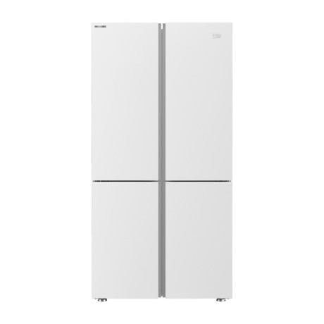 BEKO Refrigerator 4 Door GN1406222GW Gross 580 Ltr./ Net 535 Ltr. White Glass 