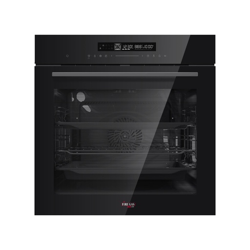 Firegas Proline Oven Built-In Electric MB-9877AF 72L Black Glass 