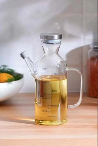 [ACAK191] ابريق زيت زجاج 750 ML
