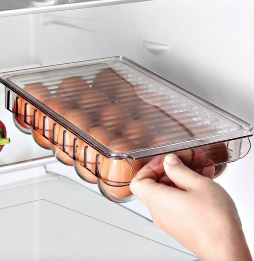 [FURK222] علبة اكريليك لحفظ البيض 15 حبة