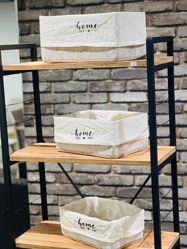 [GH006] طقم سلات تنظيم قماش 3 قطع