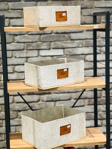 [GH009] سلة تنظيم قماش  Small 28X18X11