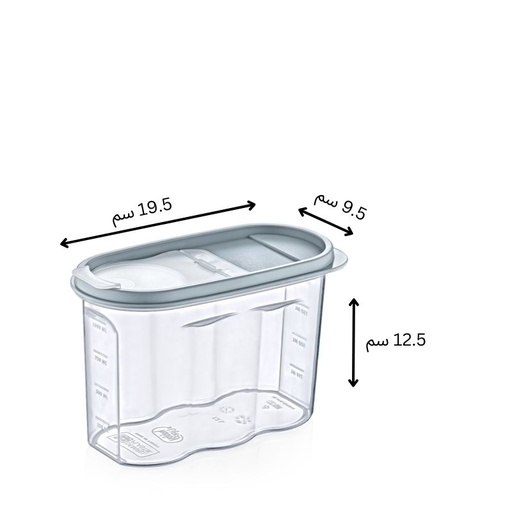 [HL021501] علبة فريزا بيضاوي 1.2 لتر Berry