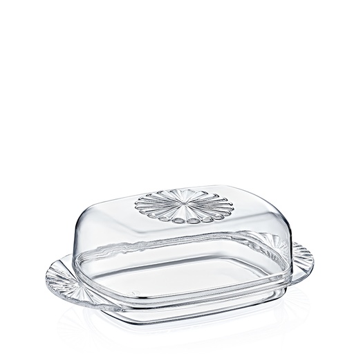 [HL031227] علبة زبدة شفاف Daisy