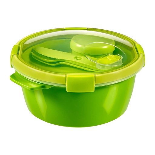 [K232565] لانش بوكس مدور 5 قطع 1.6 لتر TO GO