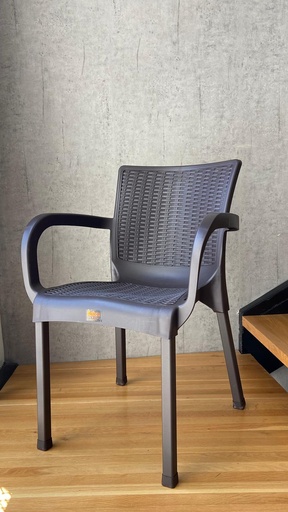 [MURATCT014K] كرسي رتان مع يد المنيوم Orkide ASTRA