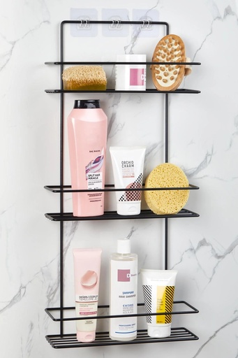 [ORSA931] رفوف حمام مستطيل 3 طبقات