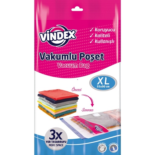[VIN0502] VACUUM BAG 55*90 PCS 2 XL