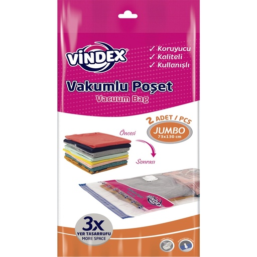 [VIN0504] VACUUM BAG 73*130 PCS 2 JUMBO