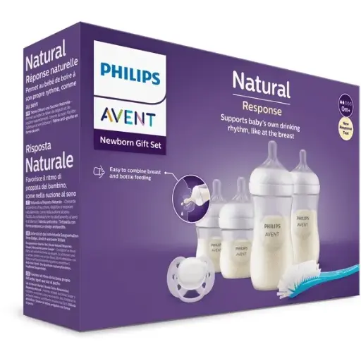 [AVENT710] PHILIPS AVENT 4 NATURAL RESPONSE(260-125) + 1 ULTRA AIR+ BRUSH