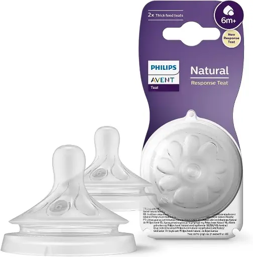 [AVENT833] Philips Avent 2 Natural Response Teats Flow 6+6m