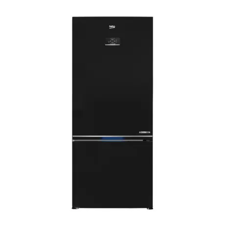 [107-127-0060-1612] BEKO Refrigerator Bottom Mount RCNE592PB Gross: 590 Ltr./Net: 509 Ltr. Piano Black