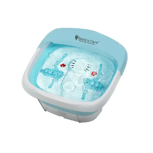 [168-289-1329-0001] Medics Care Foot Spa MC-609A White & Blue