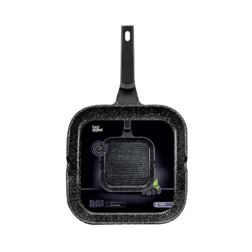 [136-837-1374-0002] Food Appeal Grill Pan Black Berry 7290110467722 28cm