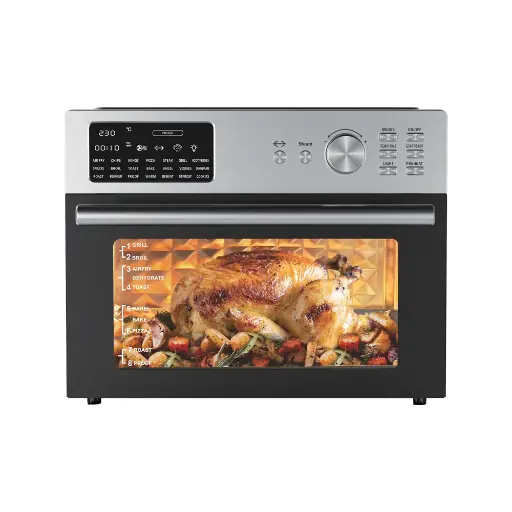 [113-320-1717-0017] Universal Air Fryer UNI-AF50SX 30L Stainless Steel Steam function