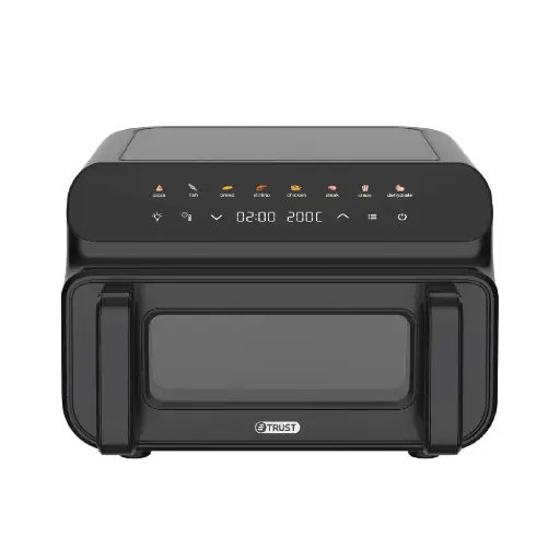 [113-251-2734-0001] Trust Indoor Grill 210-02280 10 Ltr. Black 10 Ltr