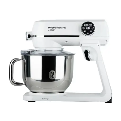 [113-247-0129-0009] Morphy Richards Stand Mixer 48963 6.5 Ltr. White Touchscreen LED display