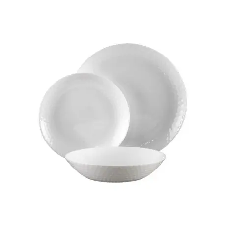 [136-837-2758-0008] Food Appeal Dining set 7290119837472 18 Pcs White DIAMOND