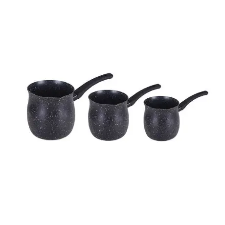 [136-837-2165-0004] Food Appeal Pots Set COFFEE COLLECTION 7290117052495 3PCS/Set Black