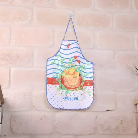 [136-283-8098-0001] Well Kitchen apron PVC/Cotton Fancy 18105101 50*70 CM