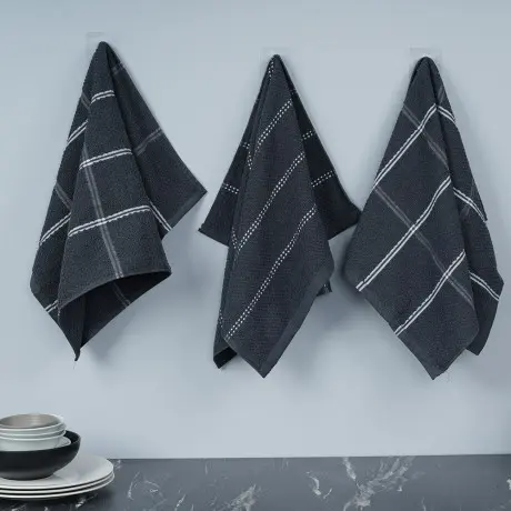 [136-283-2435-0002] Well Kitchen Towels Set Valor Pacific 27450912 45*70 CM Grey